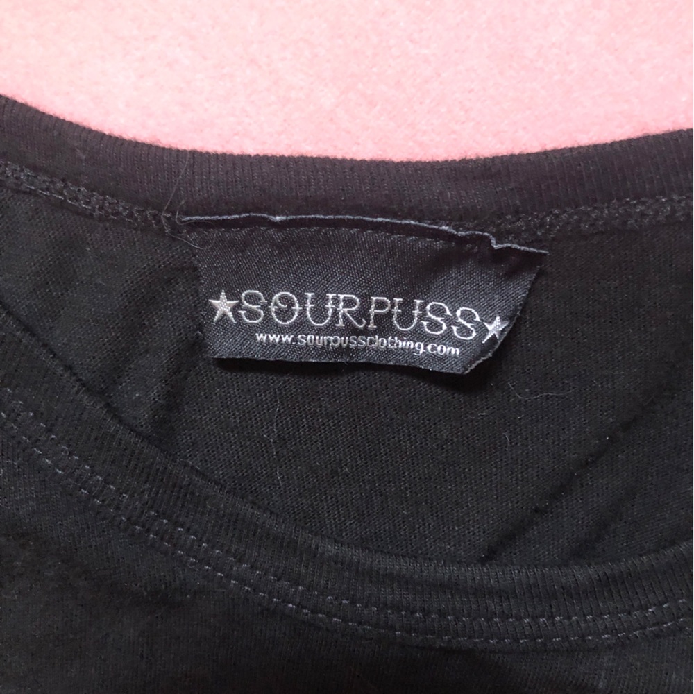 Y2K Sourpuss New York Dolls fitted tshirt 70s Punk Glam Hot Topic - Picture 6 of 6